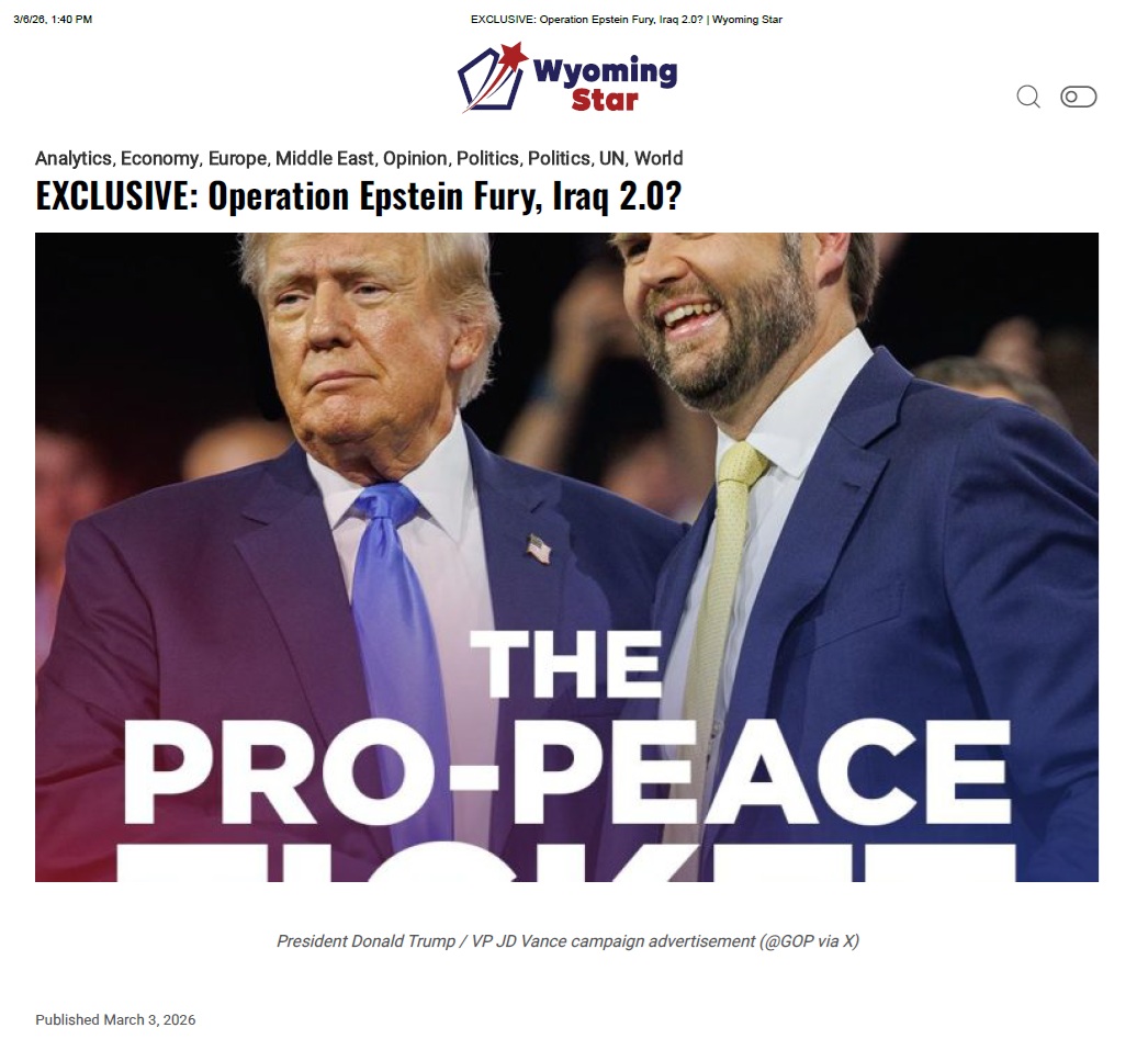 دکتر کاظمی در مصاحبه با نشریه امریکایی وایومینگ استار: «مقاومت تاریخی»، خصلت هفت هزار ساله ایرانی هاست.